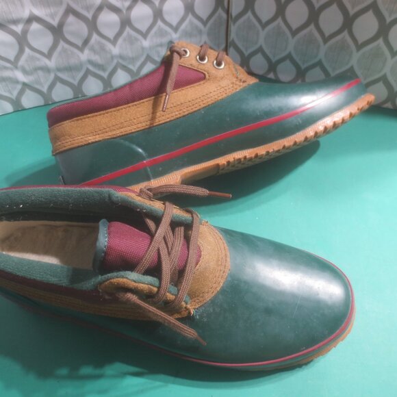 Men's Woodstock Rubber Duck Rain Booties Garden Boat Shoes - Size 12. - Picture 6 of 12